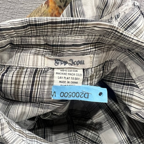 Men’s Pop Icon Pearl Snap Embroidered Long Sleeve Plaid Western Core Shirt - Picture 6 of 9